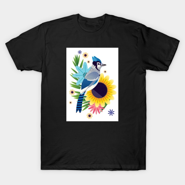 Blue Jay T-Shirt by jamesboast